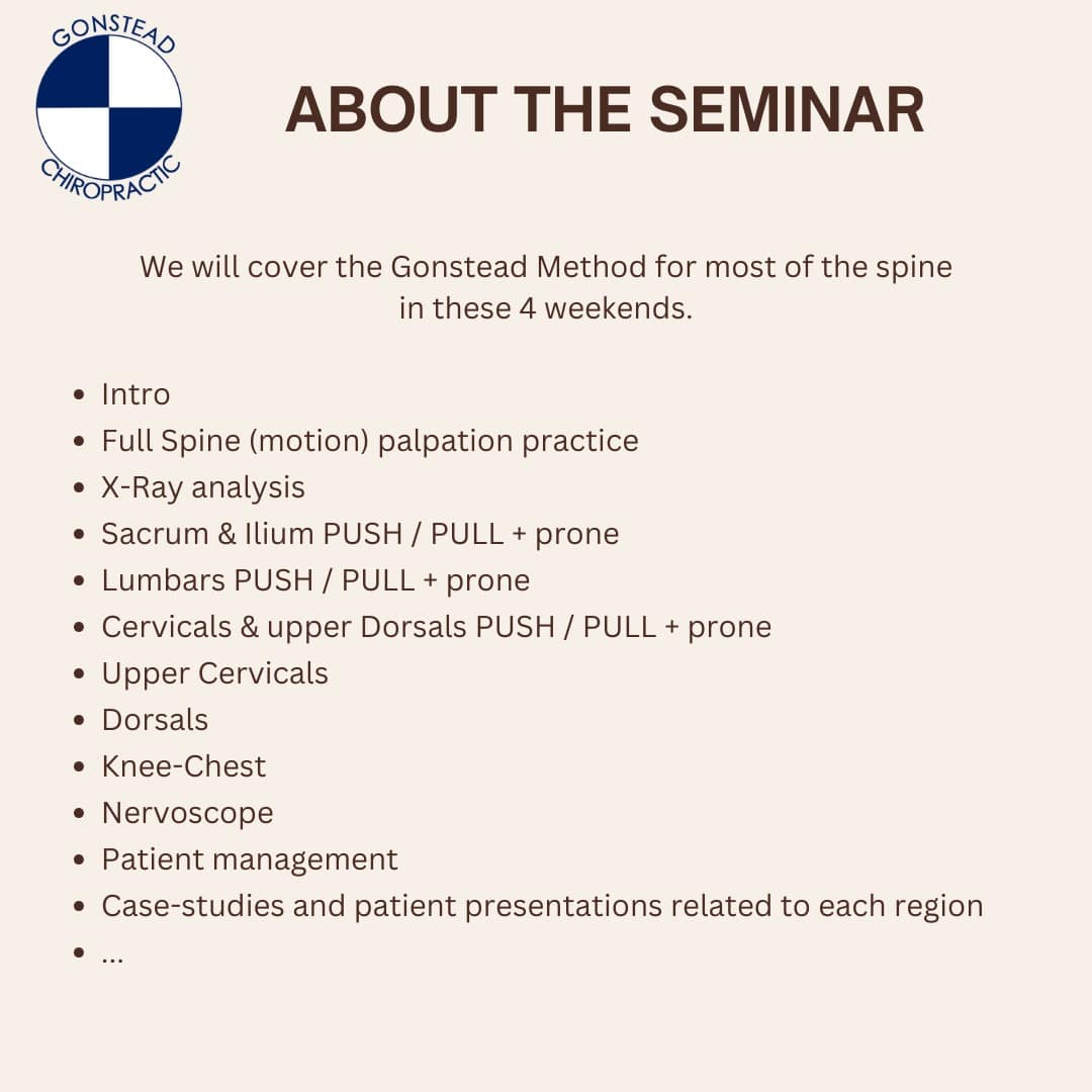 Gonstead Seminar Series 2024-2025: Word een Expert in Chiropractische Zorg 2 WhatsApp Image 2024 08 11 at 22.19.47