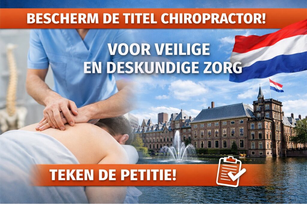 Kwaliteit verdient erkenning - teken de petitie 2 petitie 2 NCA chiropractoren